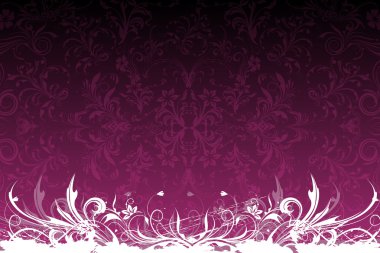 Abstract Floral Background clipart