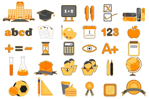 Set of Education Icon — Stock Vector