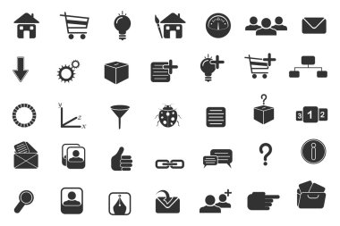 Set of Web Icon clipart