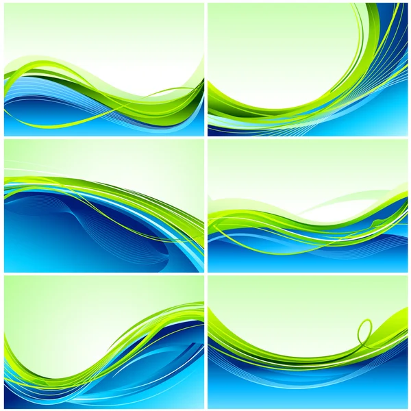 Set of Background — Stock Vector