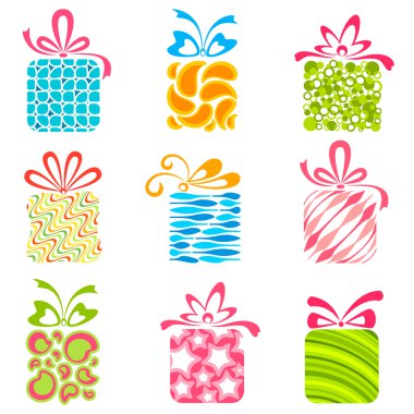 Colorful Gift Box clipart