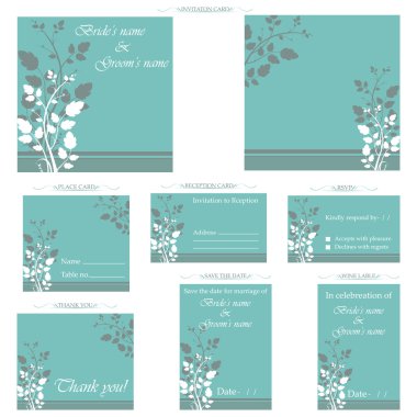 Wedding Reception Card clipart