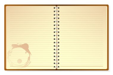 Open Diary clipart