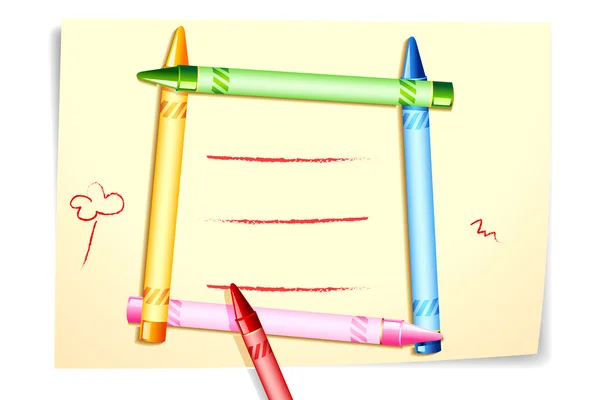 Красочный карандаш — стоковый вектор