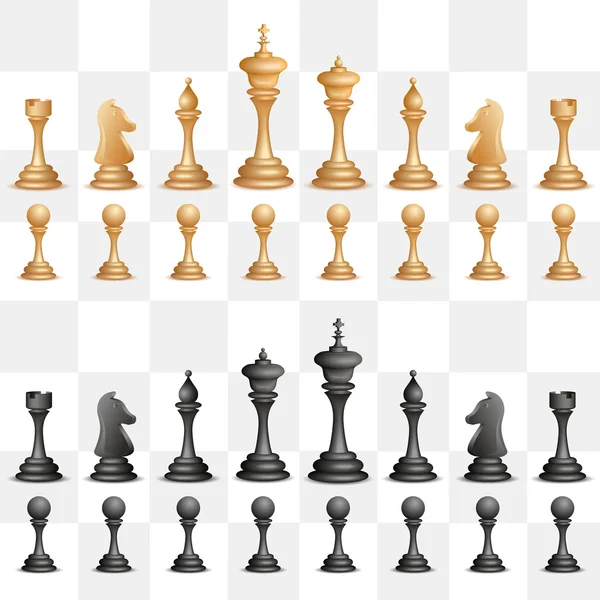 Figura de xadrez — Vetor de Stock