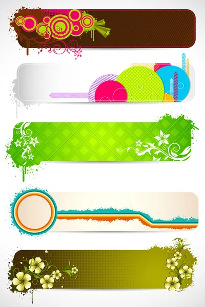 Abstract Banner — Stock Vector