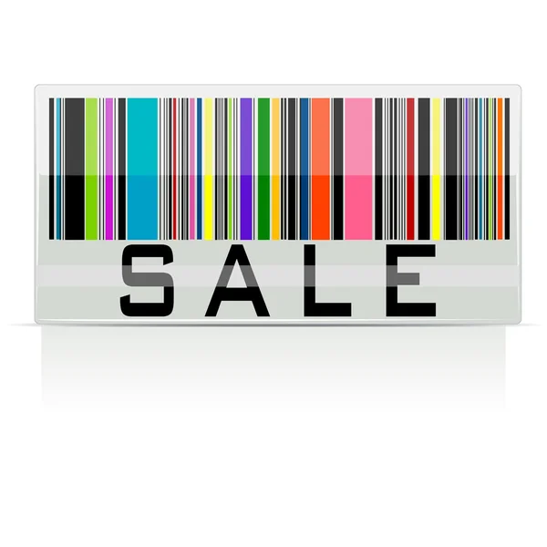 Colorful Sale Barcode — Stock Vector