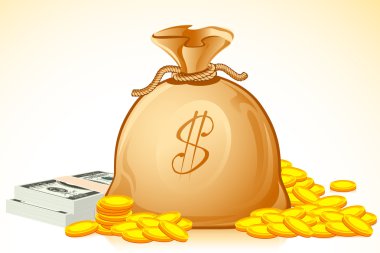 Bag Full of Money clipart