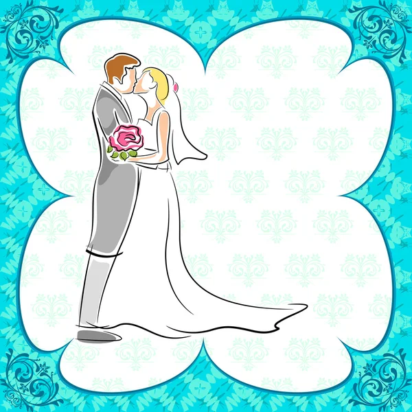 Svatební přání — Stockový vektor