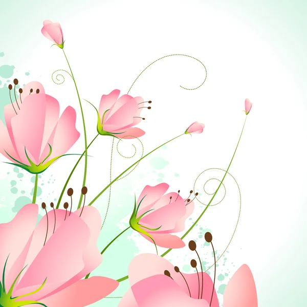 Όμορφο λουλούδι — Διανυσματικό Αρχείο