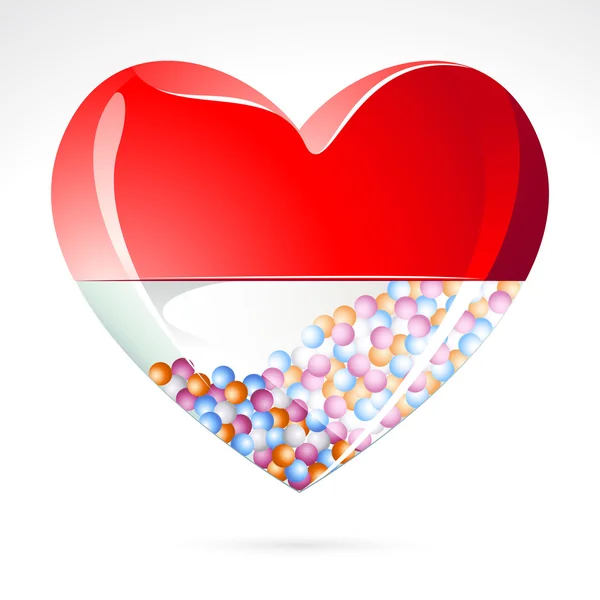 Любов таблетки — стоковий вектор