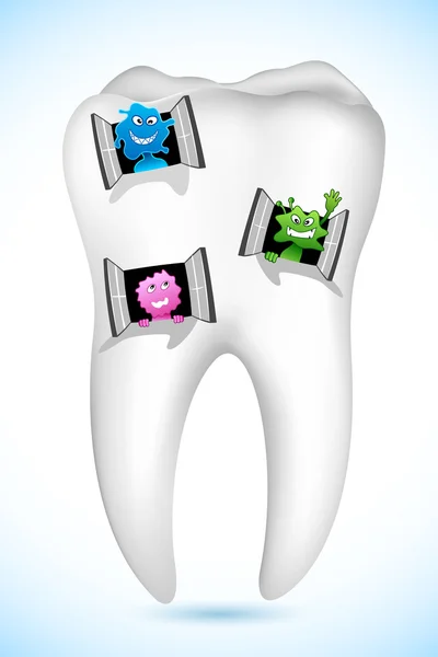 歯のホーム — ストックベクタ