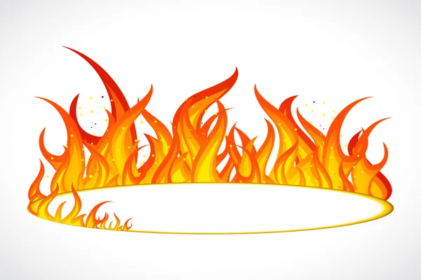 Огненное пламя — стоковый вектор