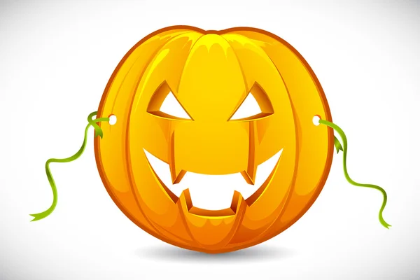 Halloween pompoen masker — Stockvector