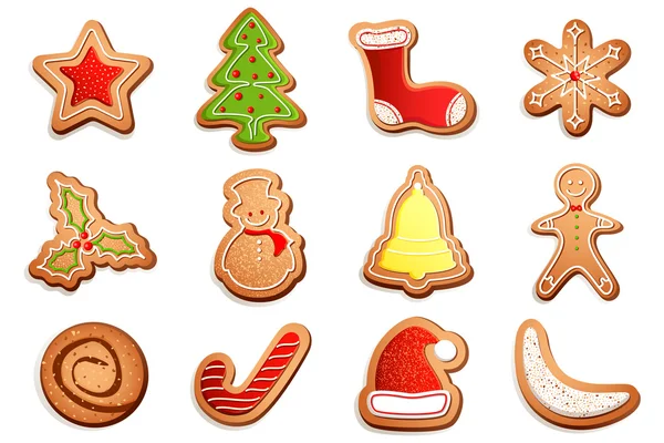 Christmas Cookies — Stock Vector