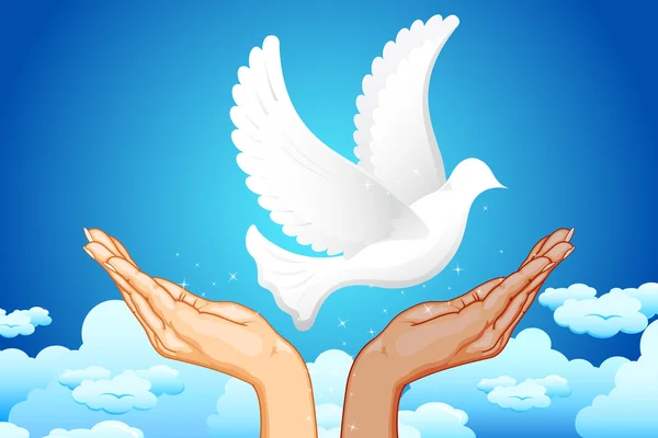 Hands for Peace — Stock Vector