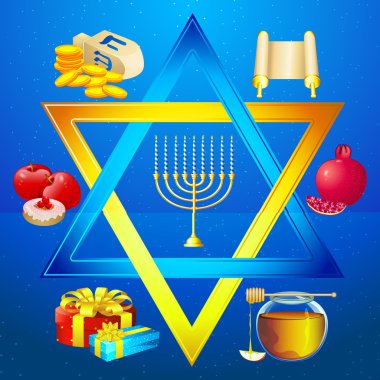 Star of David clipart