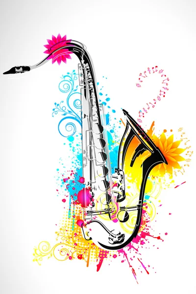 Saxofón — Archivo Imágenes Vectoriales