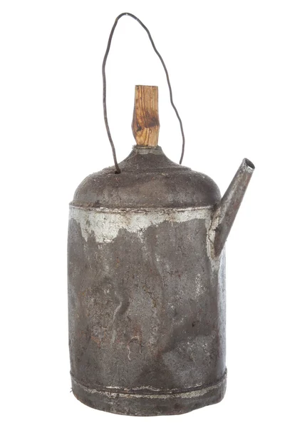 Antigue rusty old oil can — Stock Photo, Image