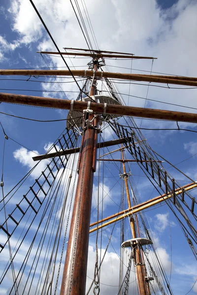 Старий вітрильний корабель — стокове фото