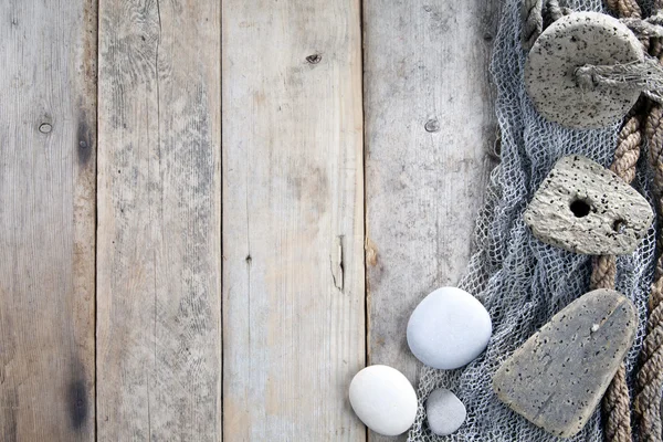 stock image Cork, fishing net and rope