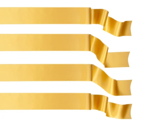 Gold ribbon — Stock Photo, Image