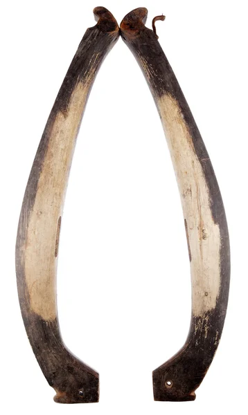 Vecchio collare di cavallo in legno — Foto Stock
