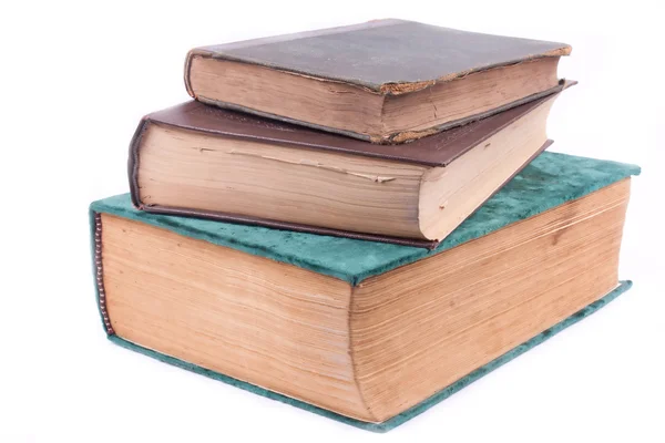 Three old books — Stock Photo, Image