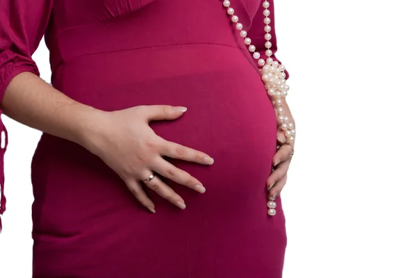 Έγκυος κοπέλα — Φωτογραφία Αρχείου