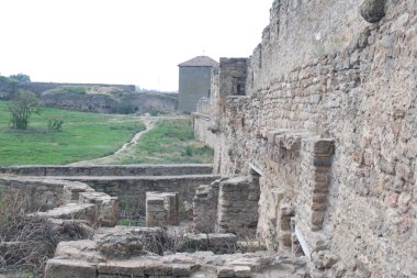 An old stone fort in the city of Belgorod-Dniester, Ukraine