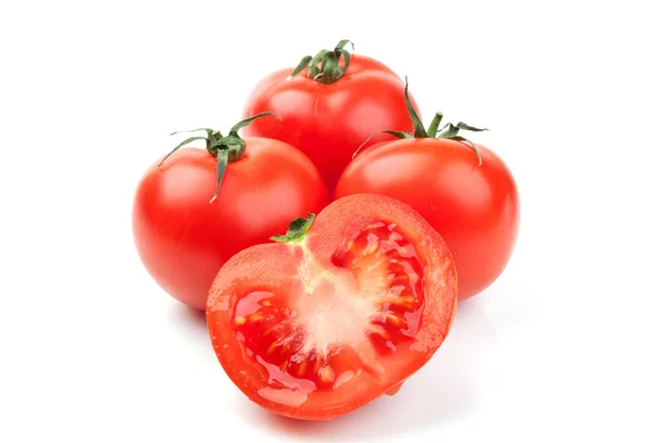 赤の新鮮な完熟トマト — ストック写真