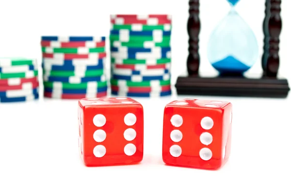 Good luck on the dice — Stock Photo, Image