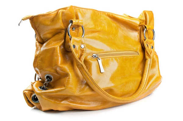 Moda saco amarelo — Fotografia de Stock