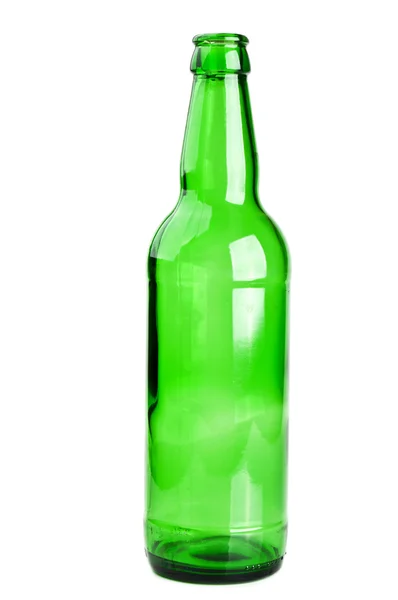 Green and glass bottle — Stock Photo, Image