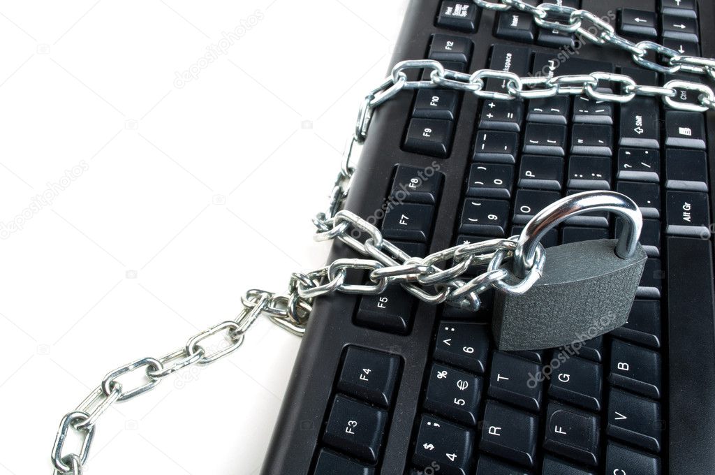 Computer keyboard and lock