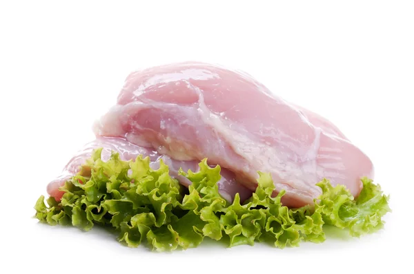 Cavoli e carne di pollo — Foto Stock