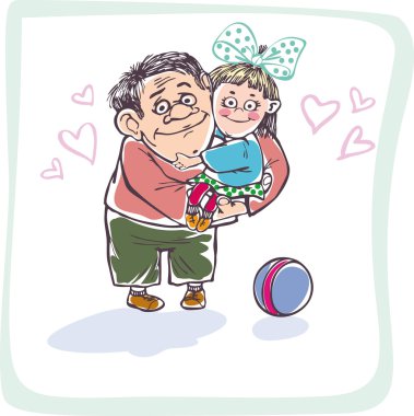 Happy dad clipart