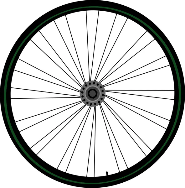 Roda de bicicleta — Vetor de Stock