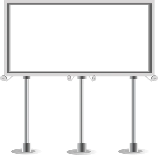 Reklama billboard prázdné. vektor — Stockový vektor