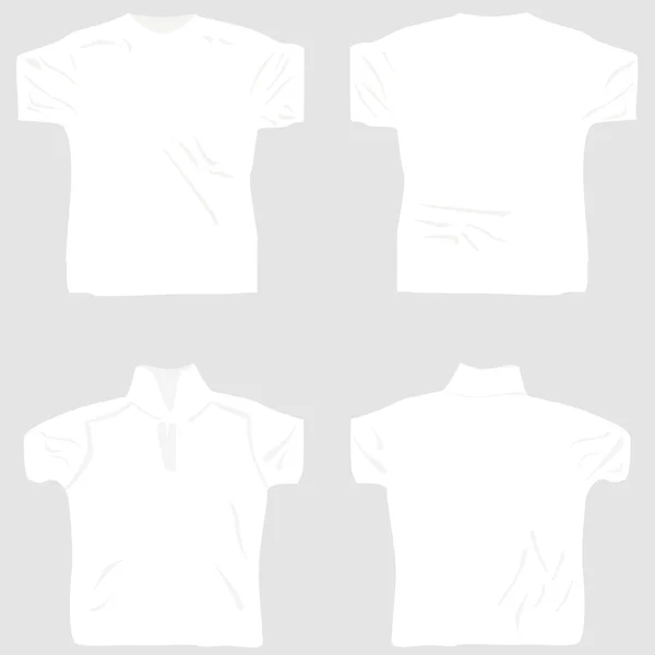 T 恤设计方案集包括男性女性 — 图库矢量图片