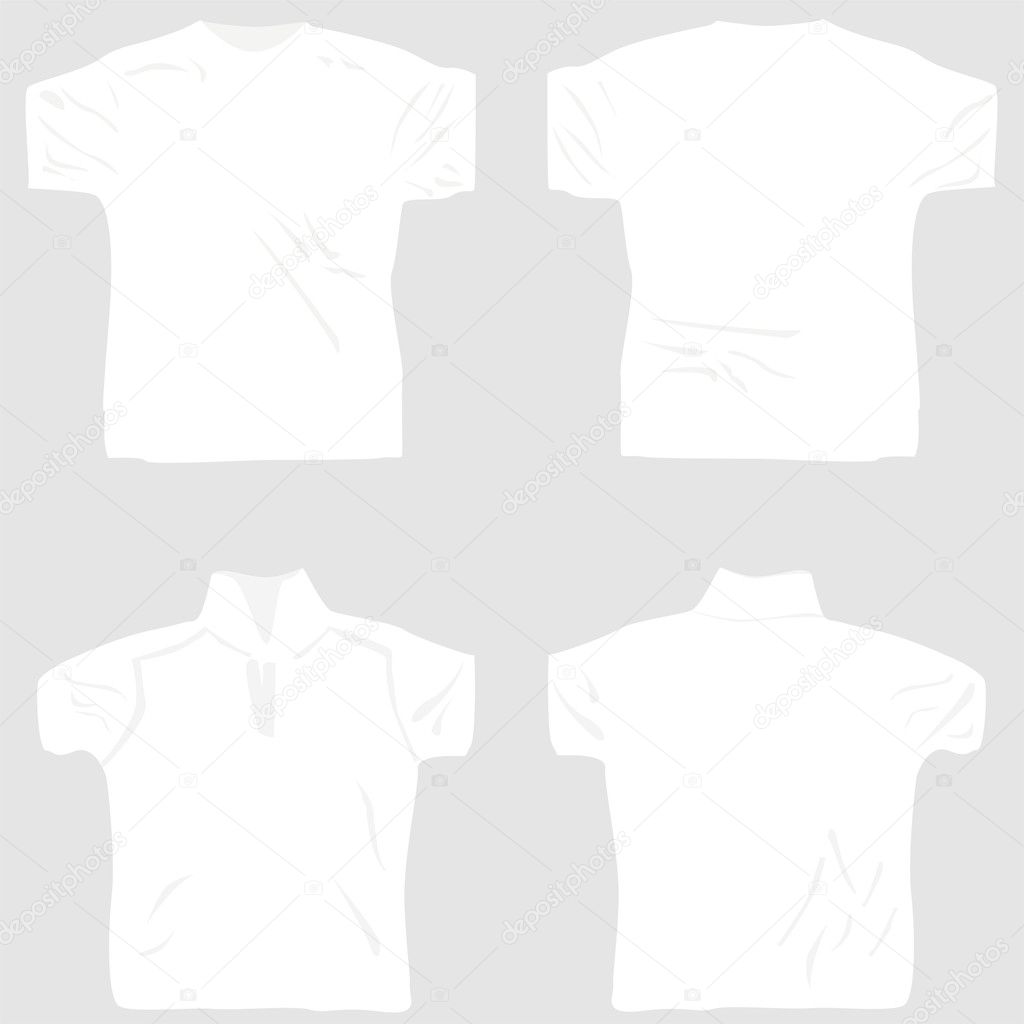 T-shirt design set including male female