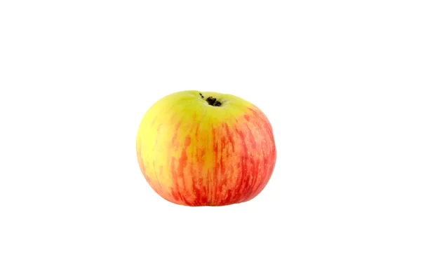 흰 배경에 따로 떼어 놓은 빨간 사과 — 스톡 사진