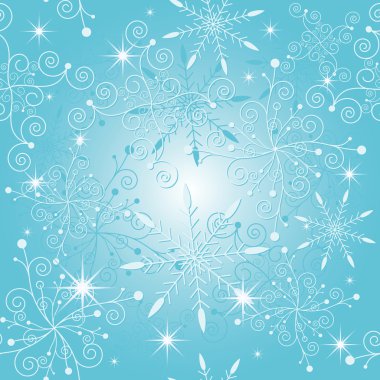 Abstract christmas ornament on seamless pattern background clipart