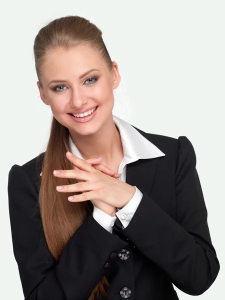 Woman manager in a suit — Stock Photo, Image