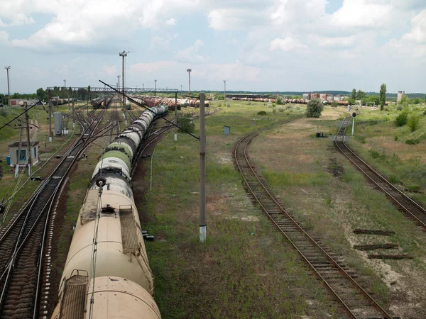 Comboio industrial — Fotografia de Stock