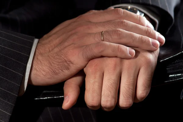 Mâinile unui om de afaceri — Fotografie, imagine de stoc