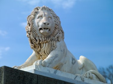 Lion sculpture clipart