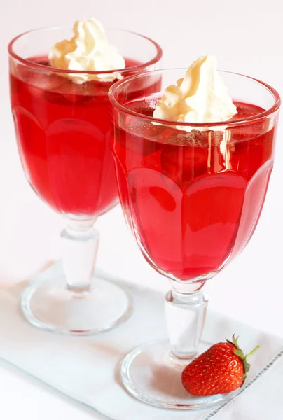Gelée de fraises à la crème — Photo