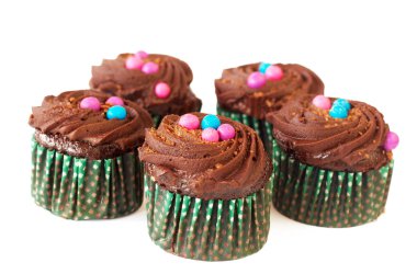 minyatür çikolata cupcakes