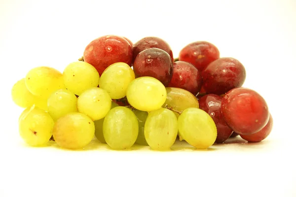 Negra de uva, uva blanca — Fotografia de Stock